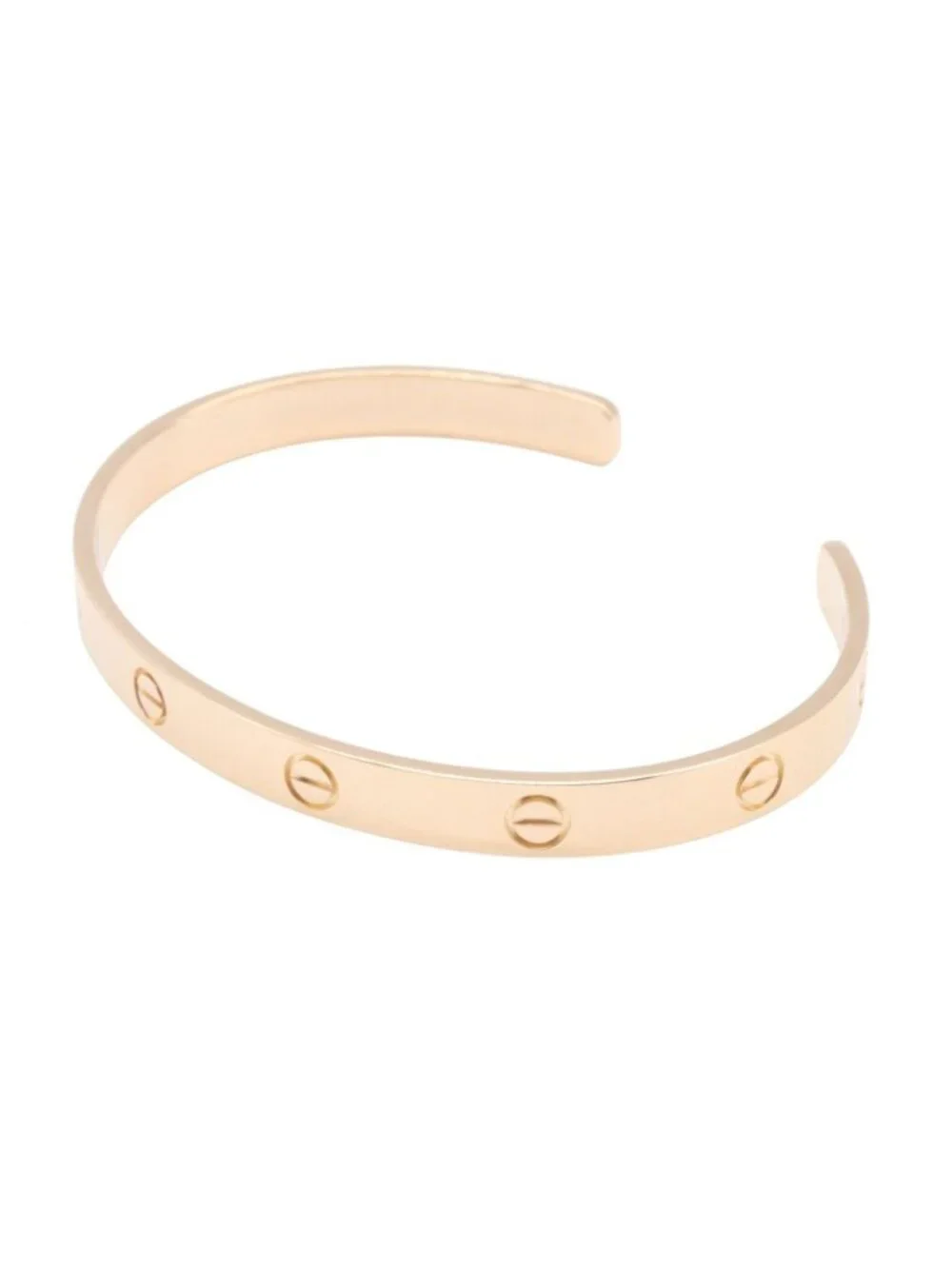 Cartier Open Love Bracelet 18 18k Pink Gold